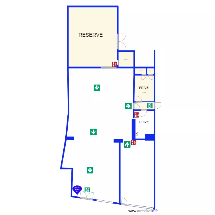 magasin plan s&eacute;curit&eacute;. Plan de 