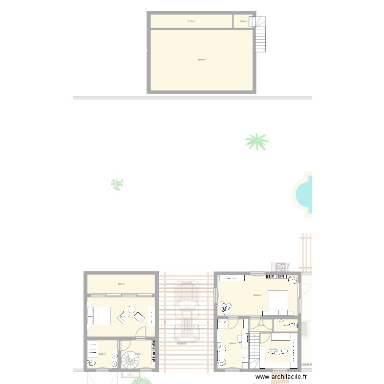 maison et quincho. Plan de 0 pièce et 0 m2