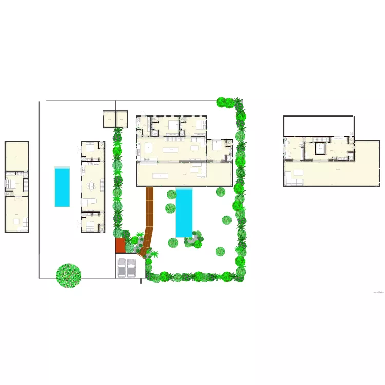 Nemausa luxe. Plan de 