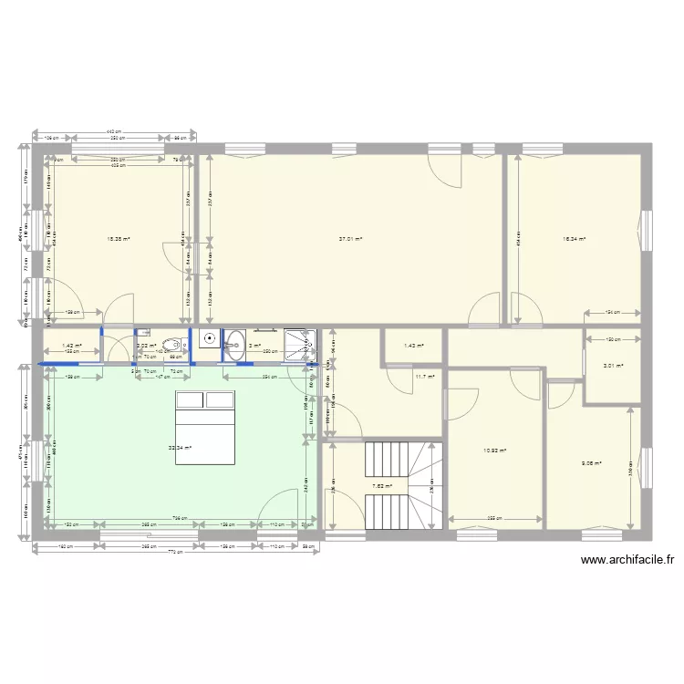 Baerenthal RDC Studio 2. Plan de 