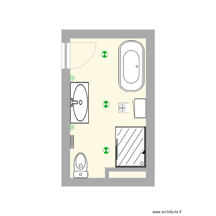 Salle de bain 3. Plan de 0 pièce et 0 m2
