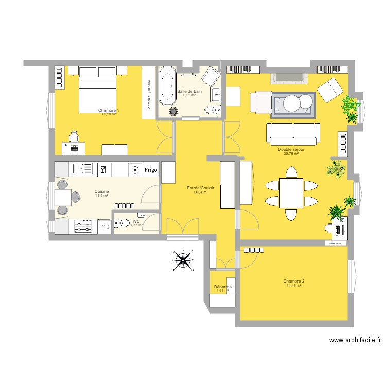 Travaux. Plan de 0 pièce et 0 m2