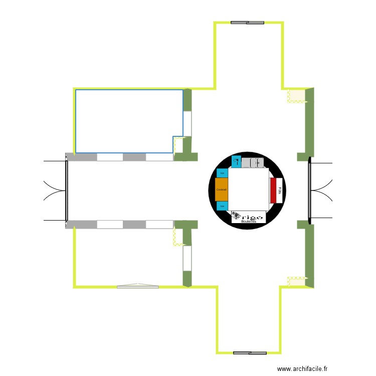 Bar rooftop v3. Plan de 0 pièce et 0 m2