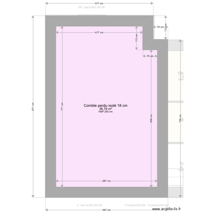 6.01 mazet. Plan de 16 pièces et 201 m2