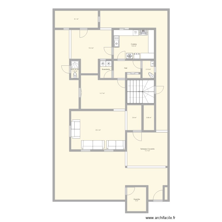 TERMINUS MINI VILLA ETAGE v20190310. Plan de 0 pièce et 0 m2