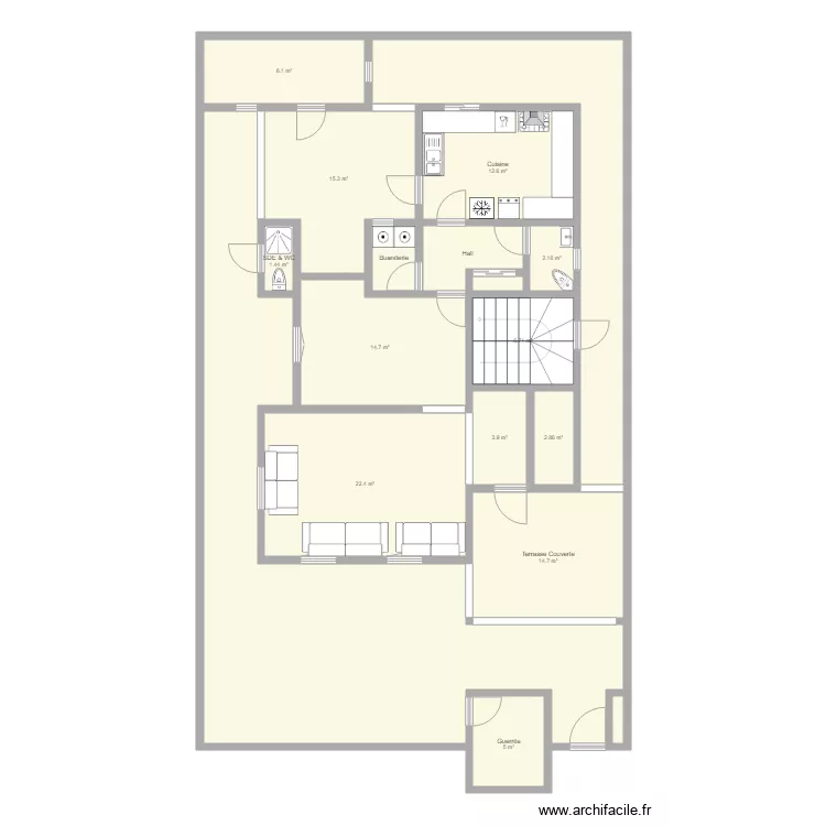 TERMINUS MINI VILLA ETAGE v20190310. Plan de 0 pièce et 0 m2