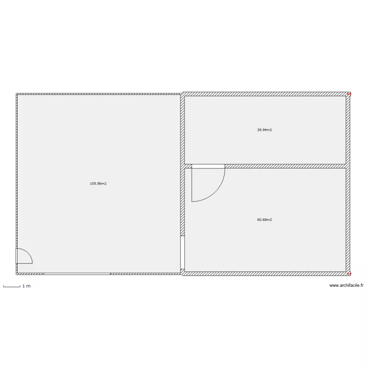 Chambre froide. Plan de 