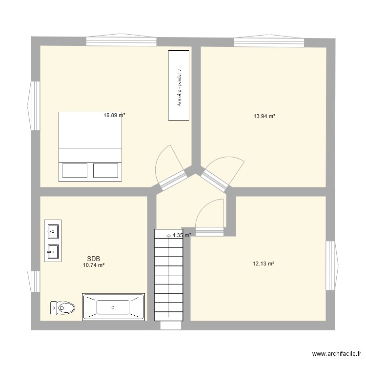 MAISON 3 étage. Plan de 0 pièce et 0 m2