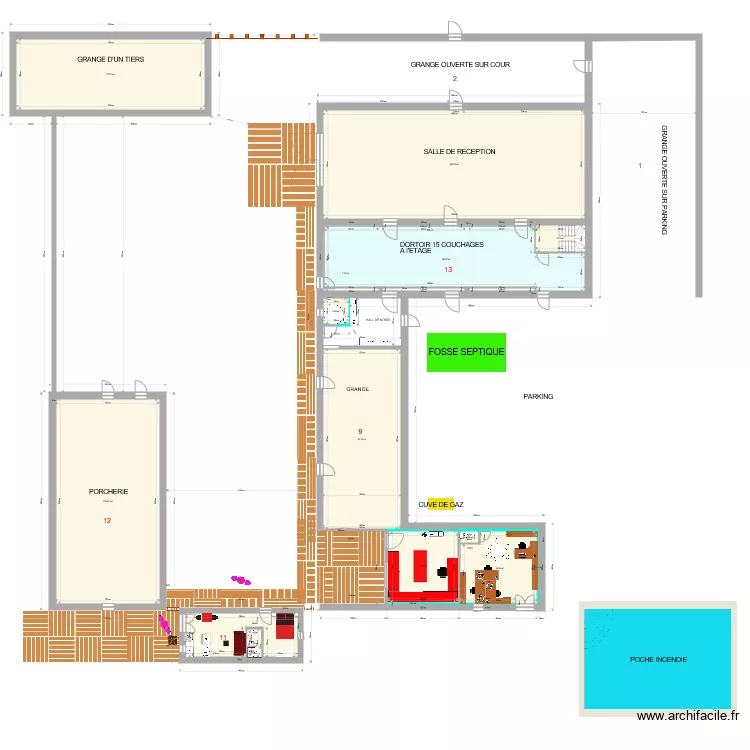 PETITE SALLE DE 80 M2. Plan de PETITE SALLE DE 80 M2. Plan de