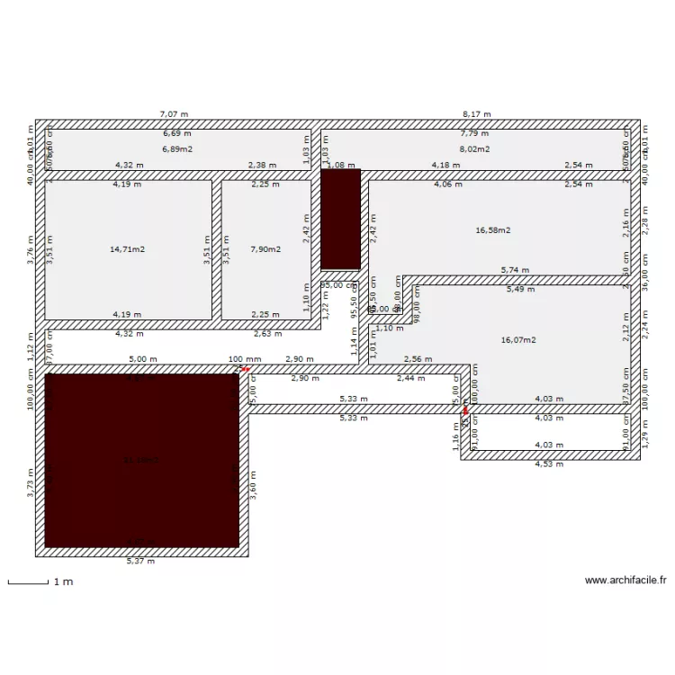 emietage. Plan de emietage. Plan de