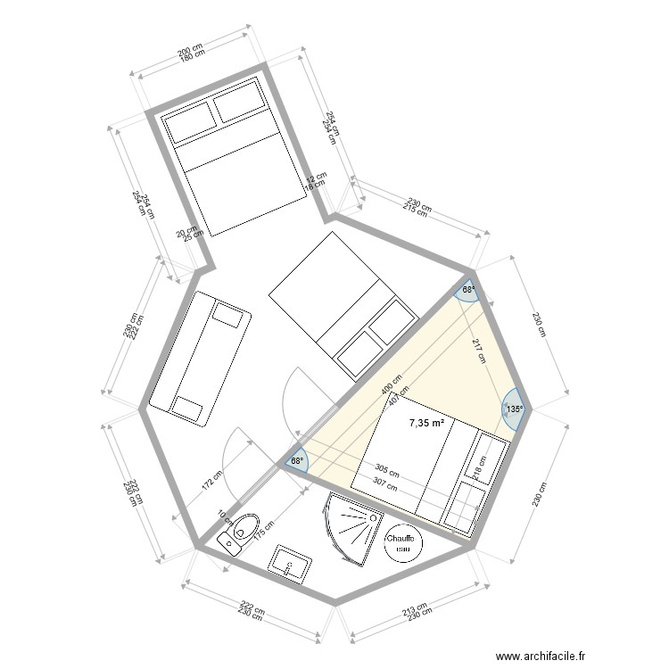 kota 25 8 cotes. Plan de 0 pièce et 0 m2