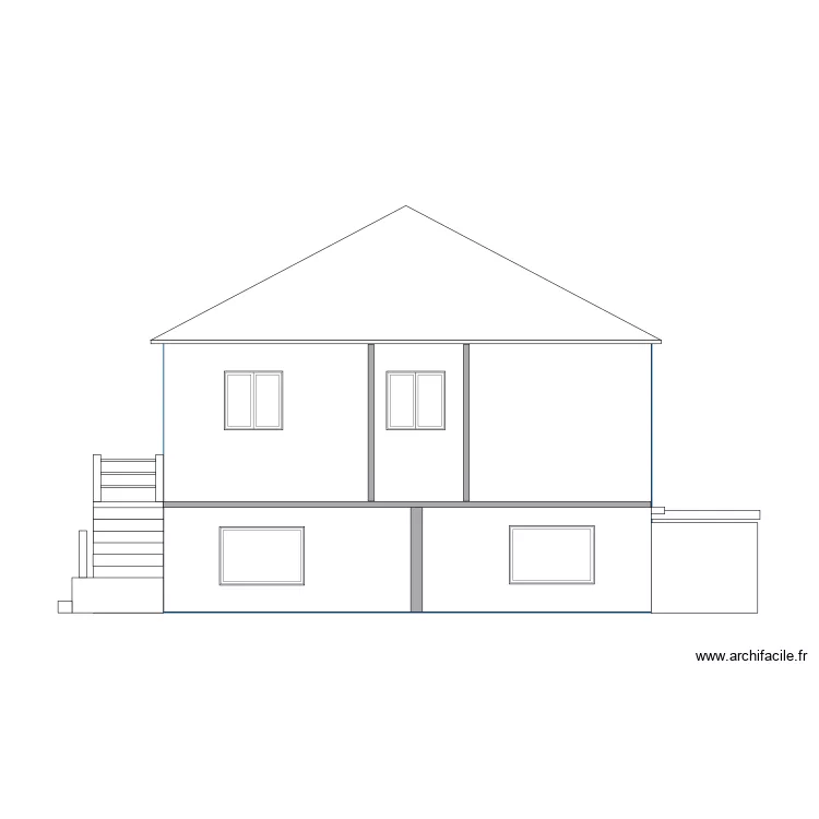 PLAN COUPE EXISTANT DROIT FERNANDES. Plan de PLAN COUPE EXISTANT DROIT FERNANDES. Plan de