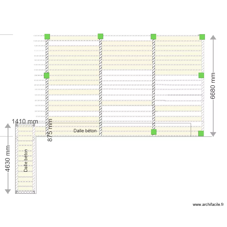 Nouvelle Implatation . Plan de 
