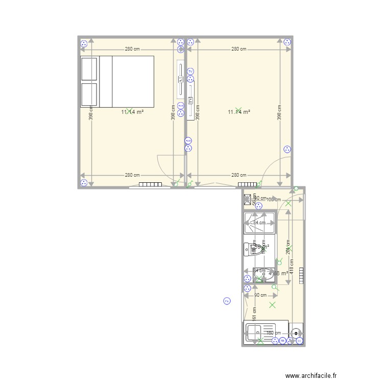 F52. Plan de 0 pièce et 0 m2