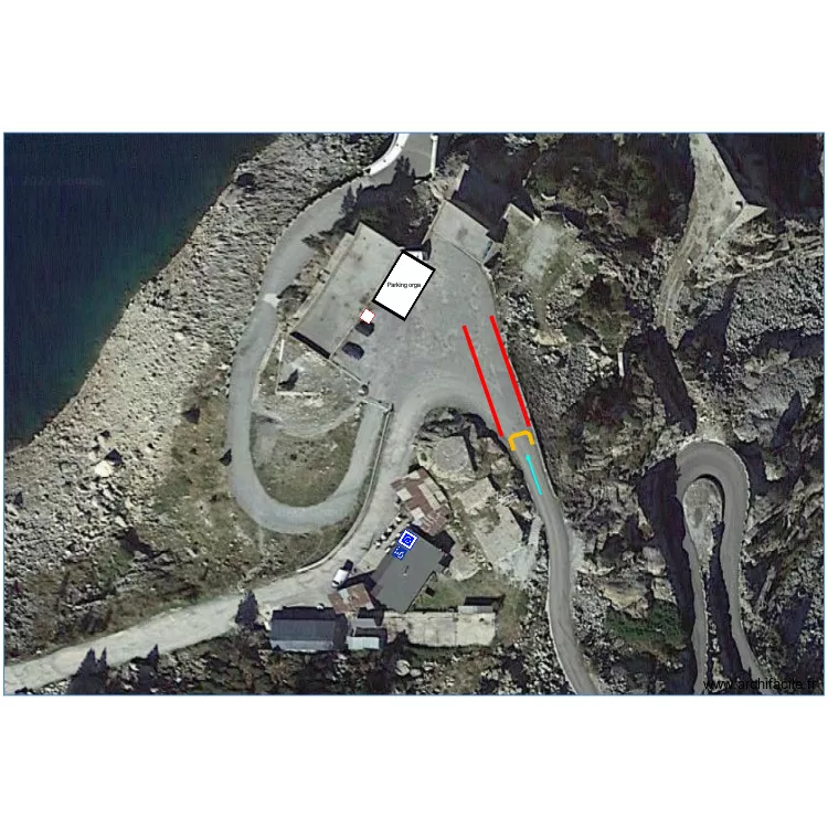 Cap de Long finish Line &eacute;tape 4. Plan de 