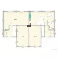 maison 2 garages avanc&eacute;s RdC meubl&eacute;