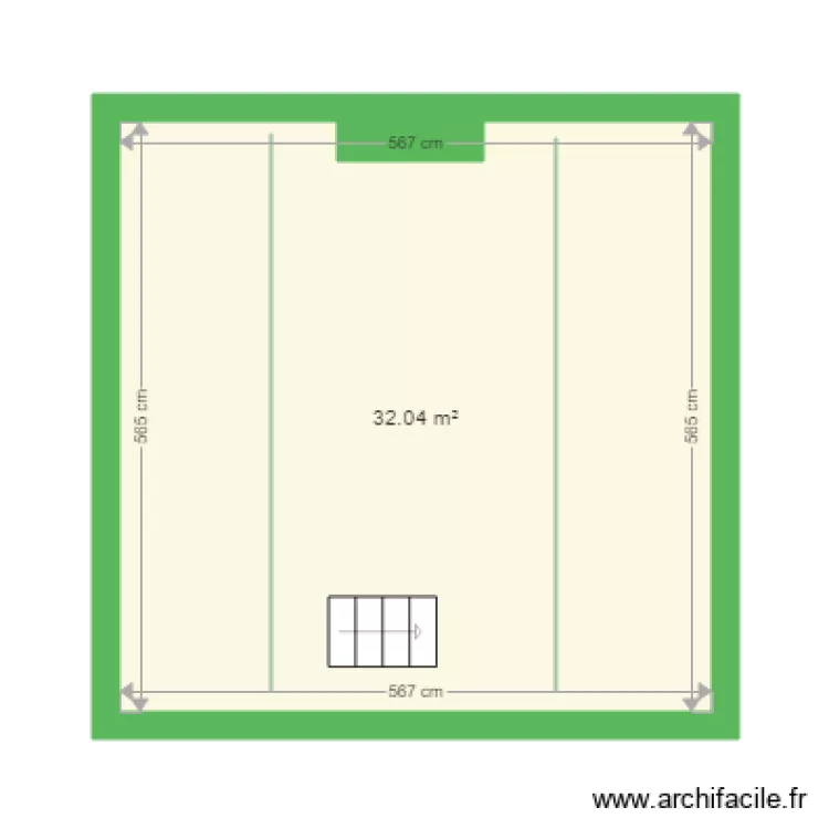 Brugm Grenier. Plan de 