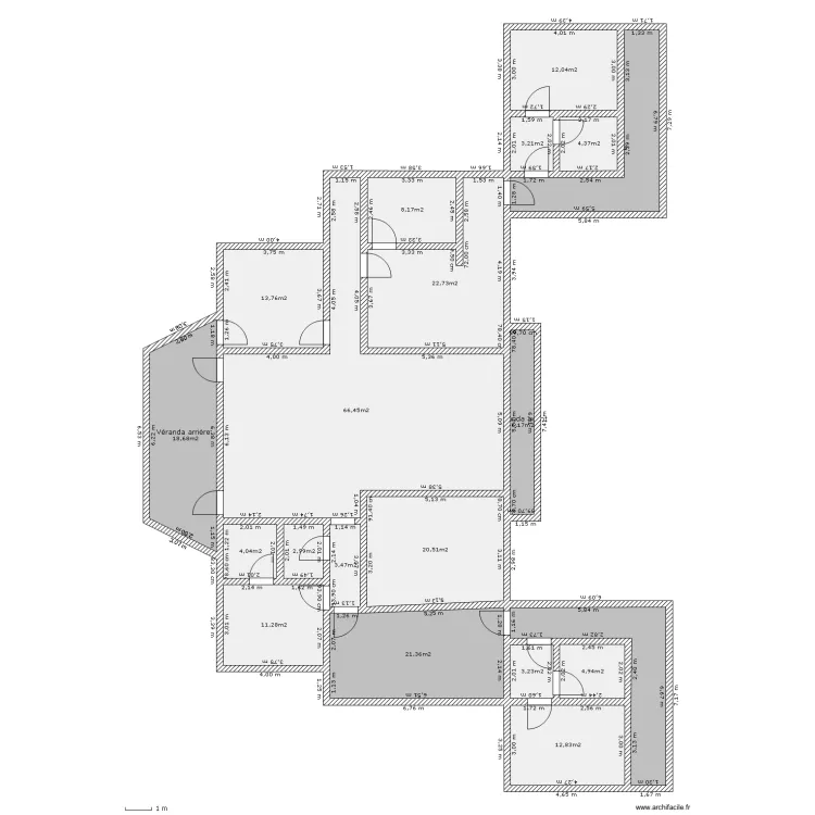 Villa de l'Ue. Plan de 