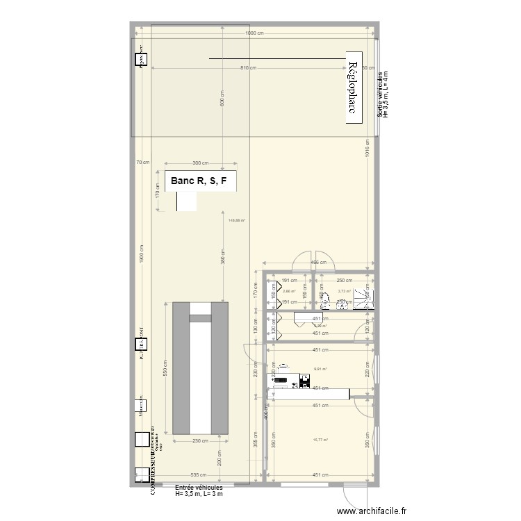 CCT VL NIZON 2 19x10. Plan de 6 pièces et 187 m2