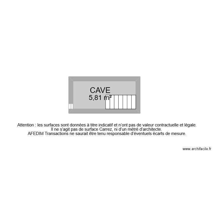 BI 10685 CAVE . Plan de 0 pièce et 0 m2