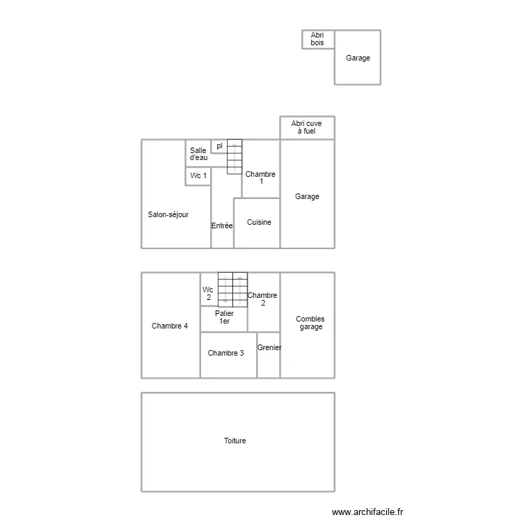 PONT LABBE LEPAPE. Plan de 
