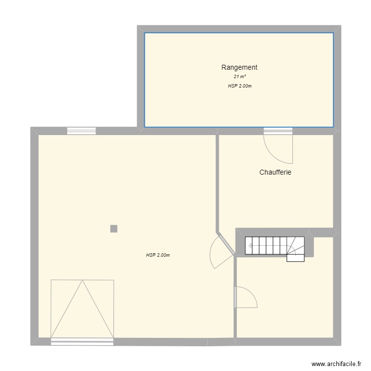 plan projet. Plan de 21 pièces et 272 m2