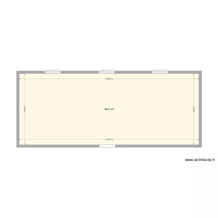 emm&eacute;nagement &eacute;tage Montastruc . Plan de 