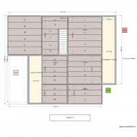 mesure de total bac acier pour la plancher dalle beton