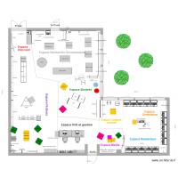 CDI réaménagé plan entrée