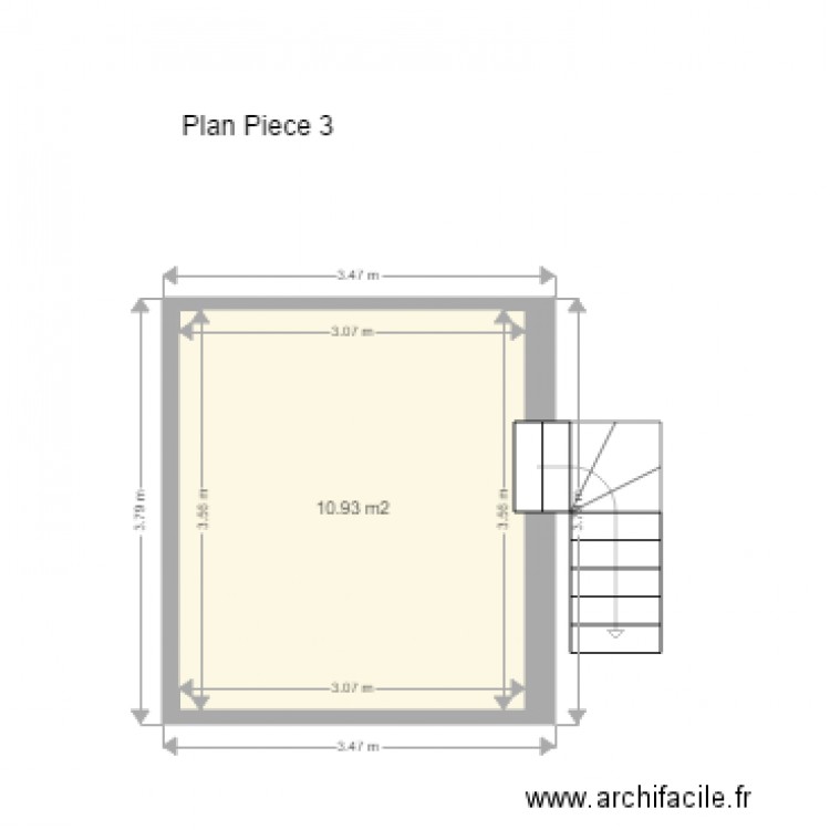 piece 3 Maçonnerie. Plan de 0 pièce et 0 m2