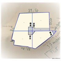 Plan division répartition chemin accès