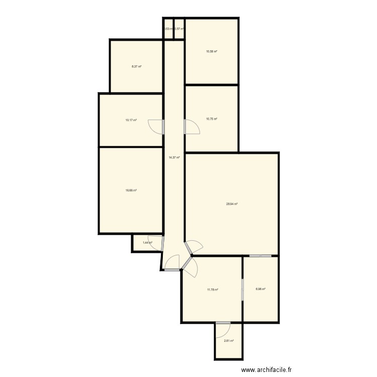 Appartement9. Plan de 0 pièce et 0 m2