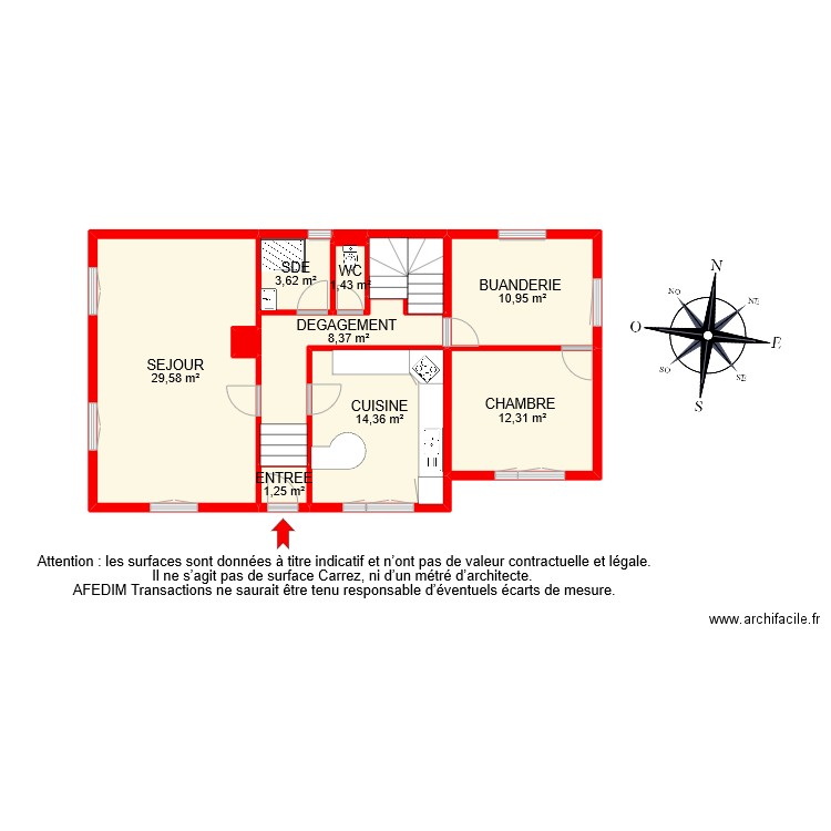 BI 10928 RDC. Plan de 0 pièce et 0 m2