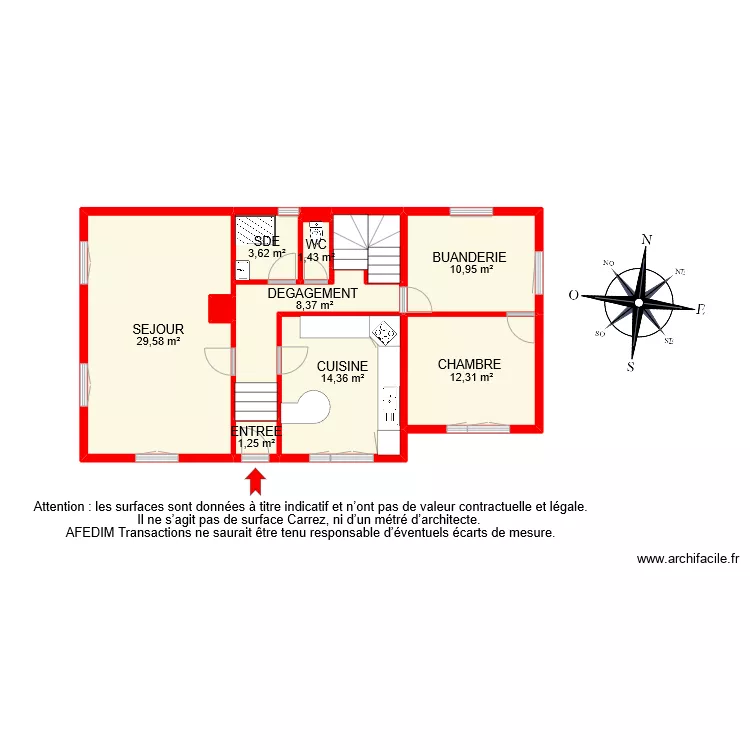 BI 10928 RDC. Plan de BI 10928 RDC. Plan de