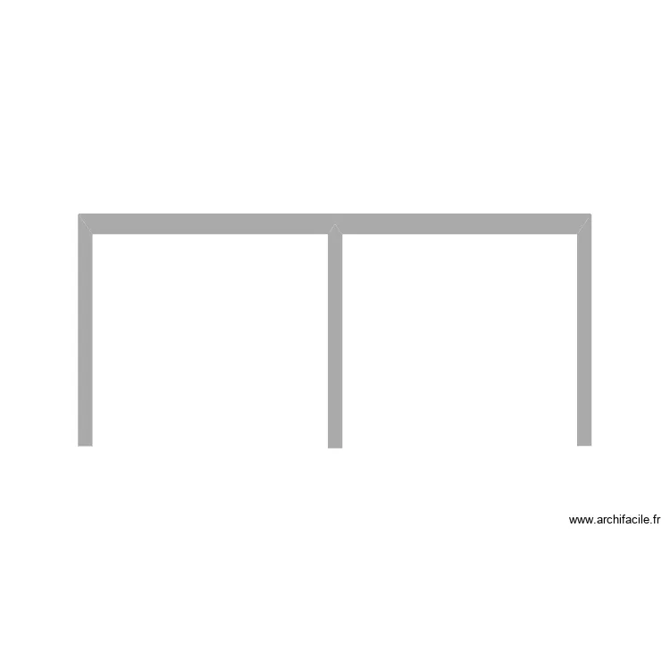 carport. Plan de carport. Plan de
