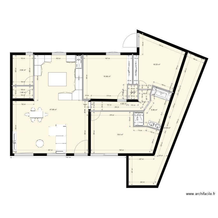 mel mel test 5. Plan de 0 pièce et 0 m2