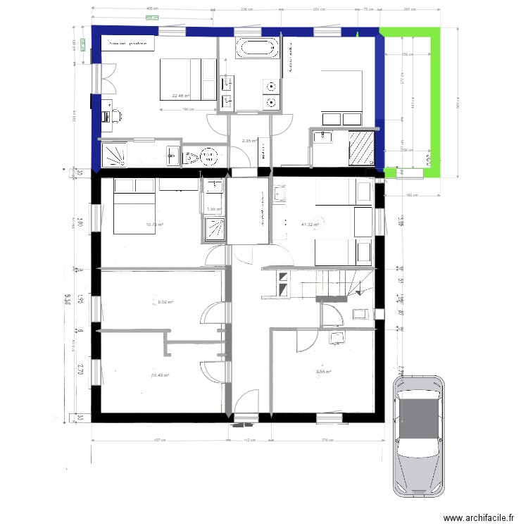 Valloire bas ter. Plan de 0 pièce et 0 m2