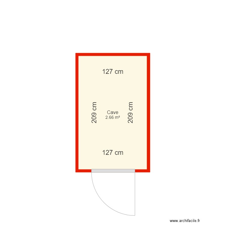 BI 3342 cave côté. Plan de 0 pièce et 0 m2