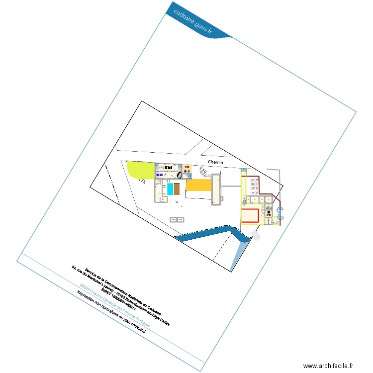 Moulin Foulon. Plan de 23 pièces et 896 m2