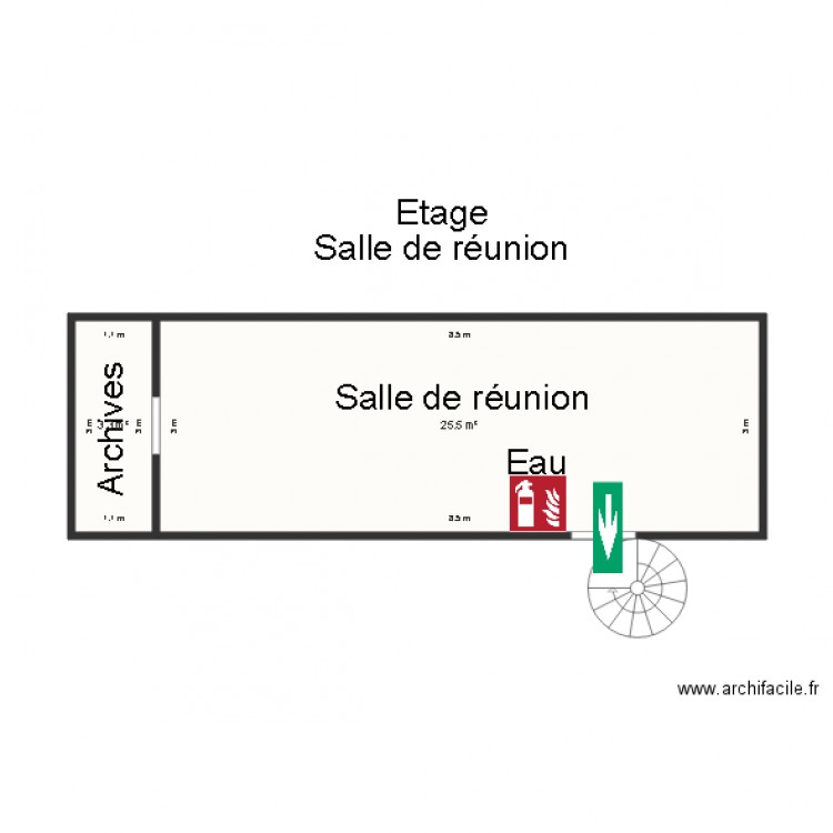 Etage Salle de réunion VW TOUQUES. Plan de 0 pièce et 0 m2