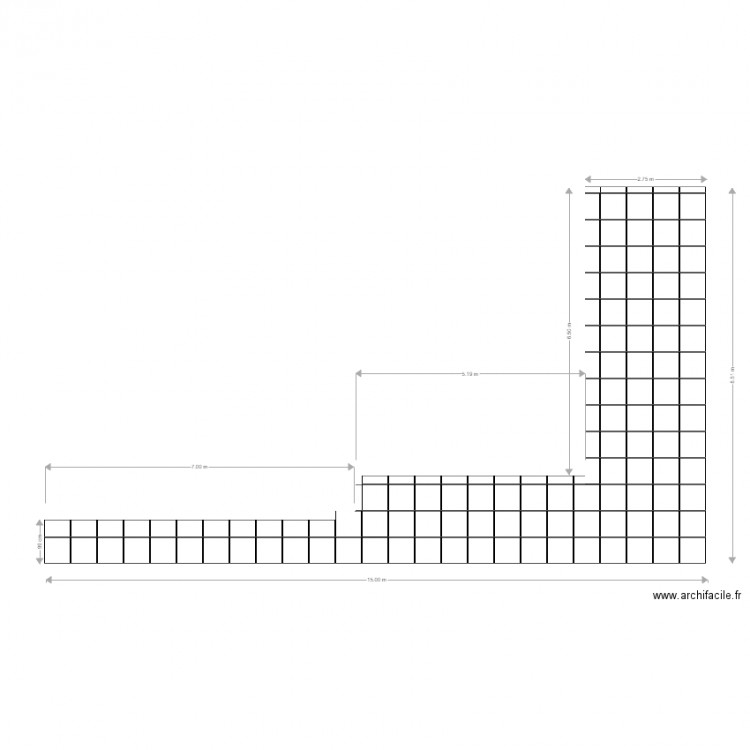 terrasse. Plan de 0 pièce et 0 m2