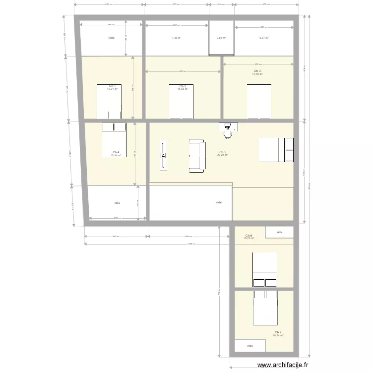 Projet locatif Cusset V2. Plan de Projet locatif Cusset V2. Plan de