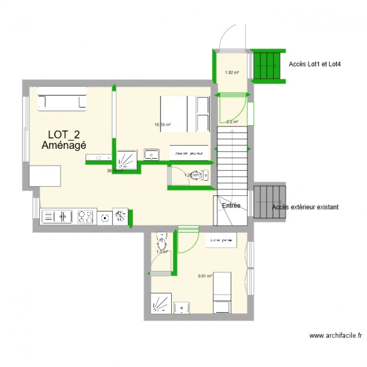 Portet Lot214. Plan de 0 pièce et 0 m2