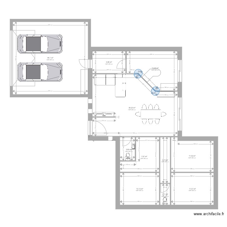 maison 2. Plan de 0 pièce et 0 m2