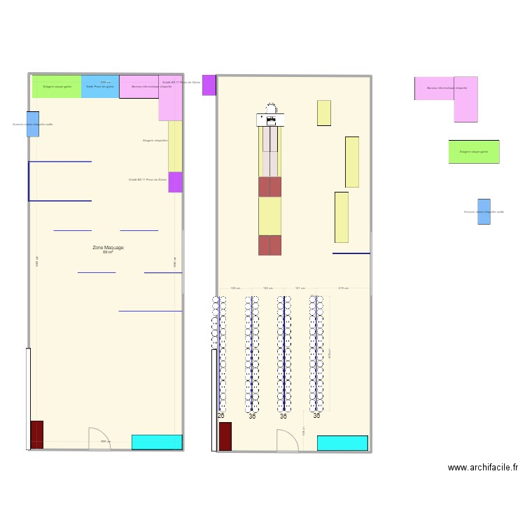Zone marquage revue 2023. Plan de 0 pièce et 0 m2