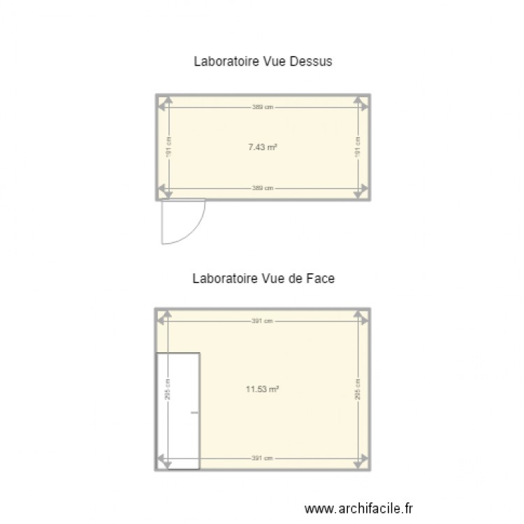 Laboratoire. Plan de 0 pièce et 0 m2