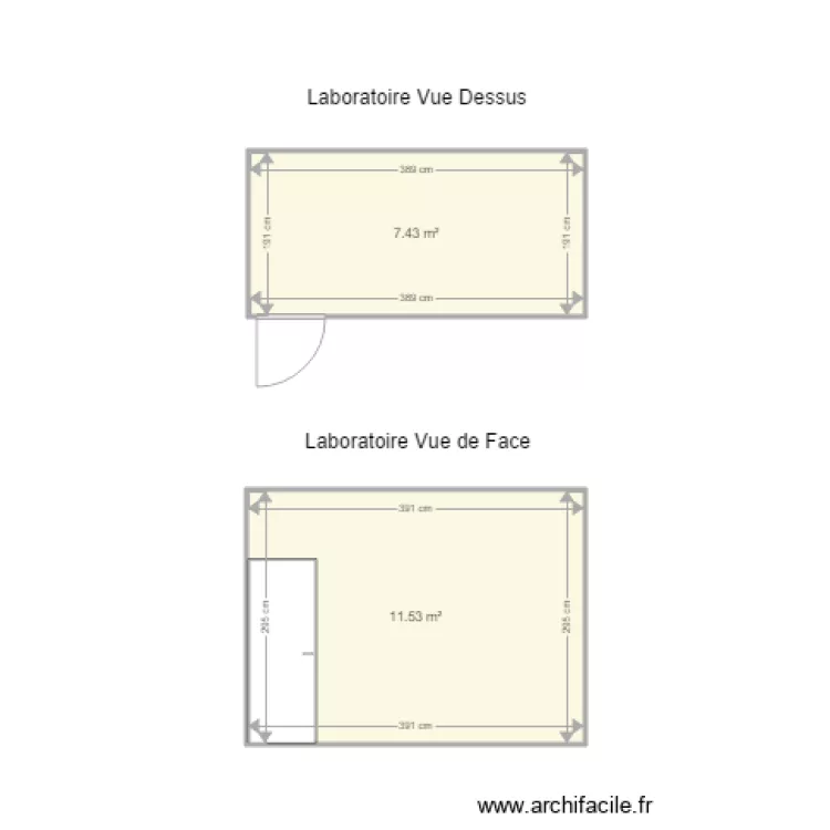 Laboratoire. Plan de Laboratoire. Plan de