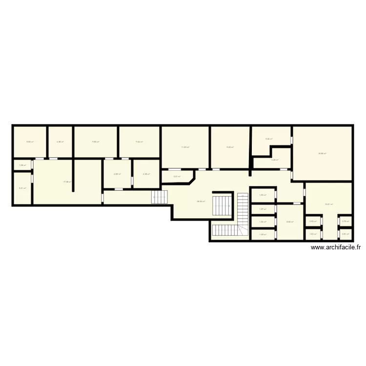 AUBERGE TAHARE SERGY PONTOIS . Plan de 