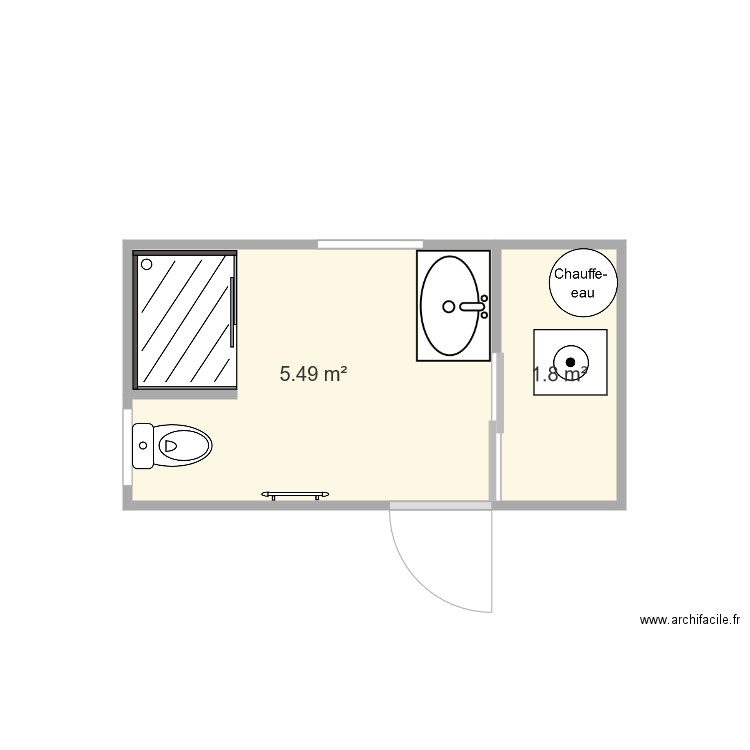 sdb bas 2. Plan de 0 pièce et 0 m2