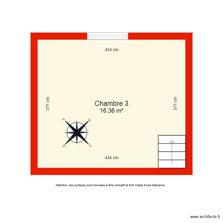BI 2960 1er étage. Plan de 0 pièce et 0 m2